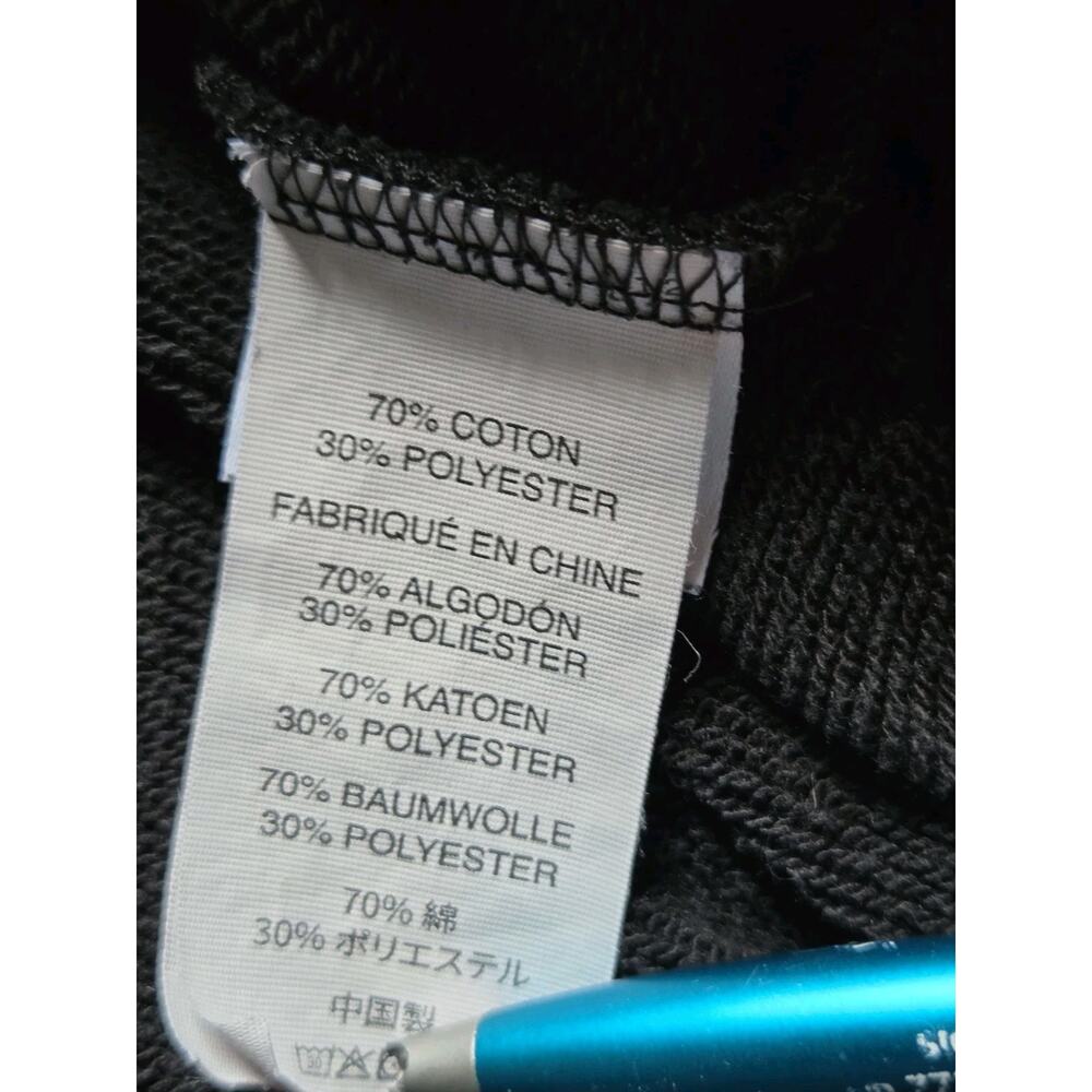 Vuori Sedona Sport Crew Cropped Terry Sweatshirt Women's XS Black Elastic Hem - Picture 7 of 9